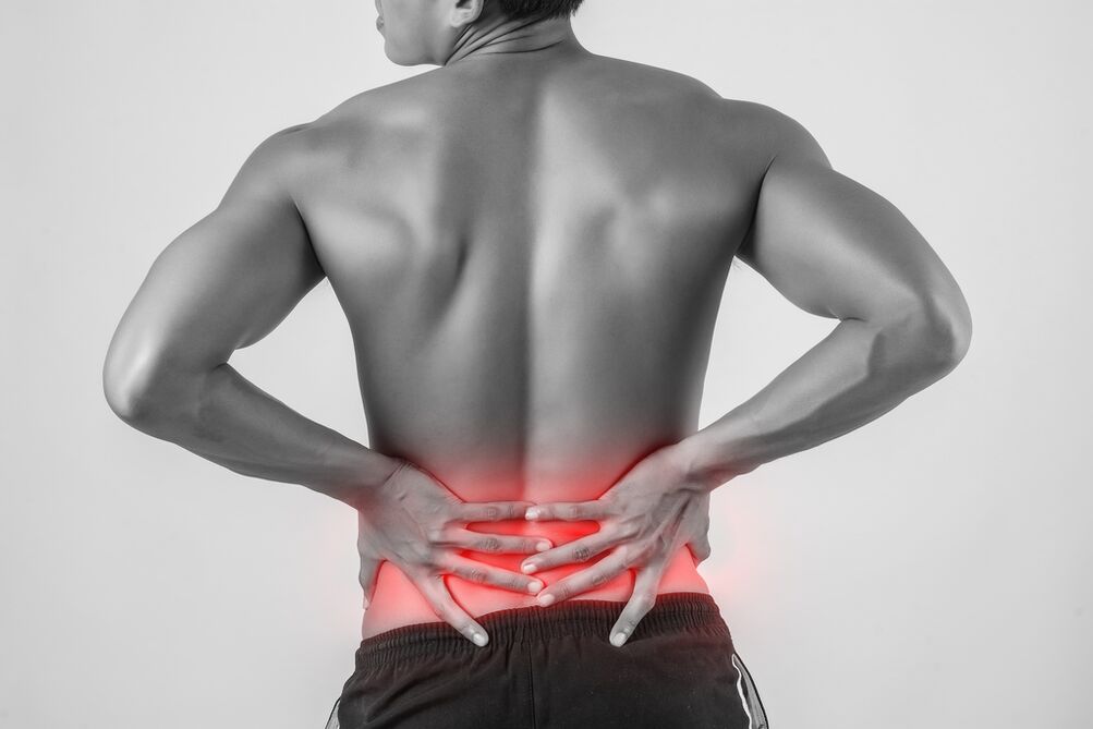 Ursachen und Art von Rückenschmerzen