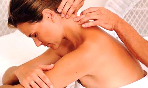 Behandlung der Osteochondrose-Massage der Gebärmutterhalszone